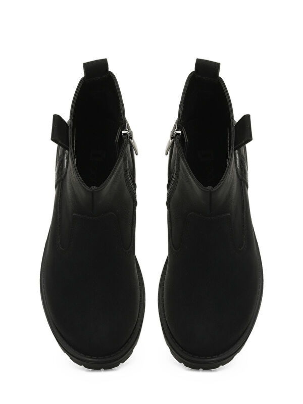 LOUIS.F 4PR Siyah Kız Çocuk Biker Bot - Görsel 5