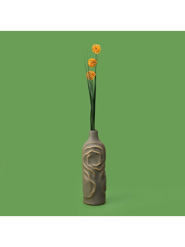 Evidea Deco Allium Dal Çiçek - Turuncu - 87 cm