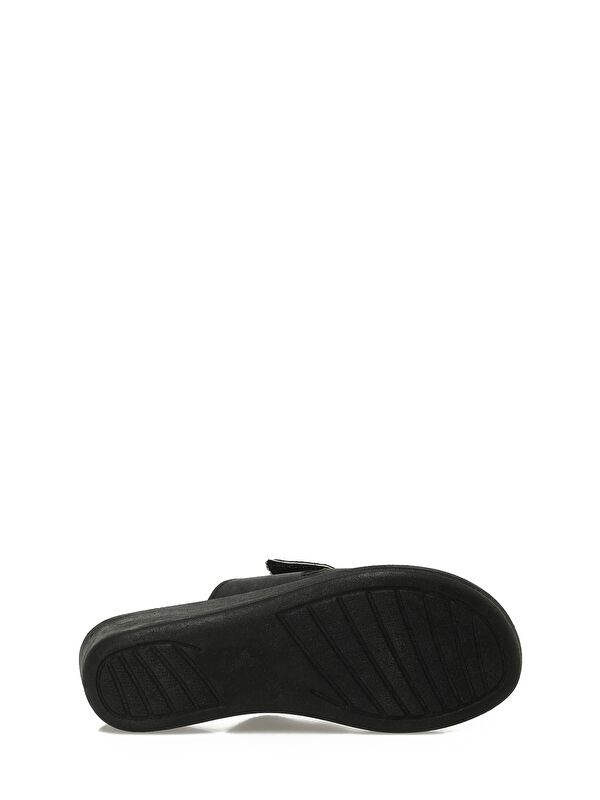 609008.Z5PR Siyah Kadın Dolgu Topuk Terlik - Görsel 7