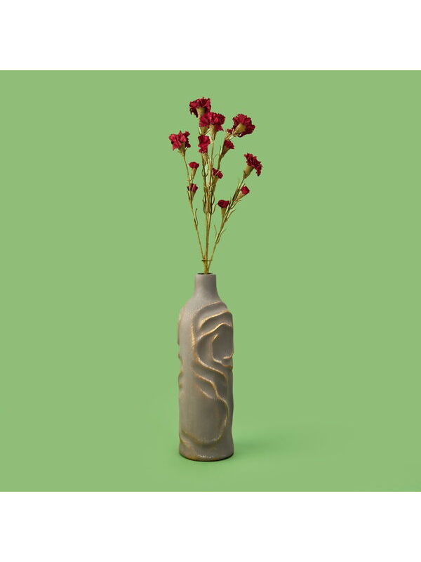 Evidea Deco Karanfil Dal Çiçek - Bordo - 68 cm