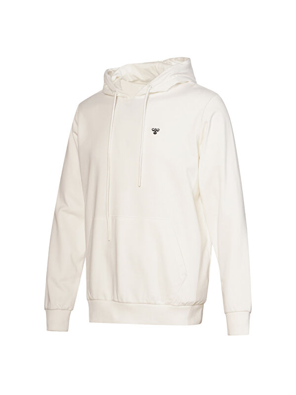 Hummel T-Ic Ico Erkek Beyaz Kapüşonlu Sweatshirt