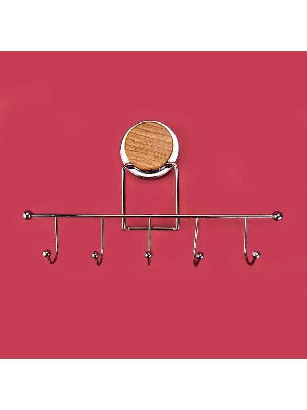 Metalife 5'li Havlu Askısı - Gri - 31,5 cm