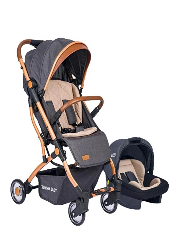 TOMMYBABY Mia Kabin Travel Bebek Arabası Gold Kabin Boy