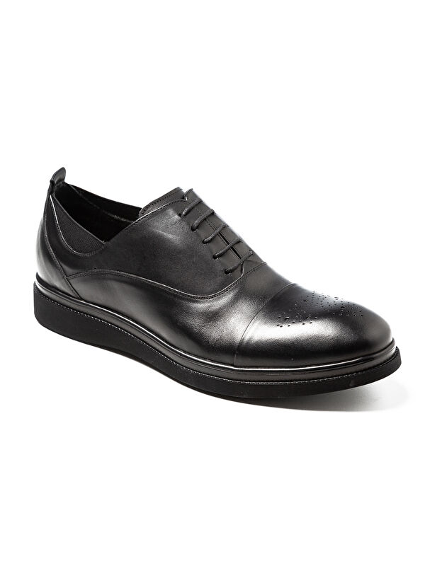 John May Erkek Oxford ( Klasik) KA-C4603 Casual Siyah Cemre