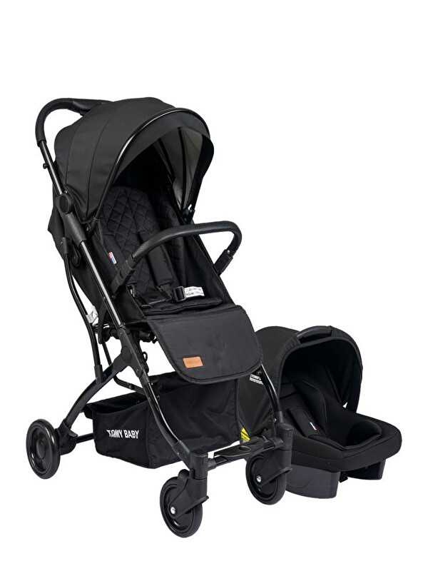 TOMMYBABY Mia Kabin Travel Bebek Arabası Black Kabin Boy