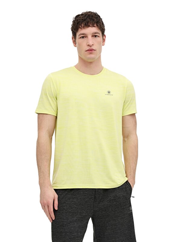 Lumberjack MB CT1328 MLN T-SH 6FX Sarı Erkek Kısa Kol T-Shirt