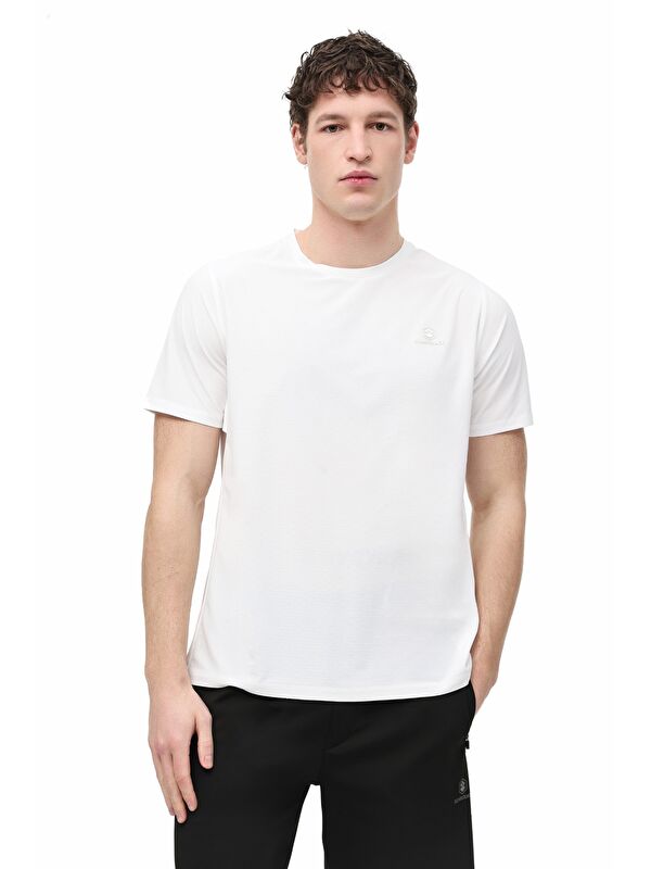 Lumberjack ML JAMES 11-PRF-411 6FX Beyaz Erkek Kısa Kol T-Shirt