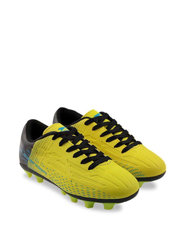SCORE I KR Erkek Futbol Ayakkabı Neon Sarı / Siyah - Görsel 3