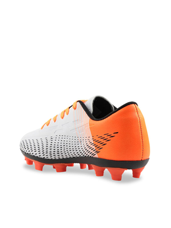 SCORE I KR Erkek Futbol Ayakkabı Beyaz / Turuncu - Görsel 4