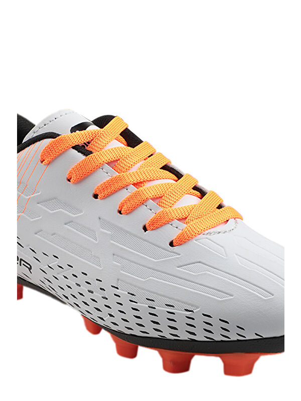 SCORE I KR Erkek Futbol Ayakkabı Beyaz / Turuncu - Görsel 5