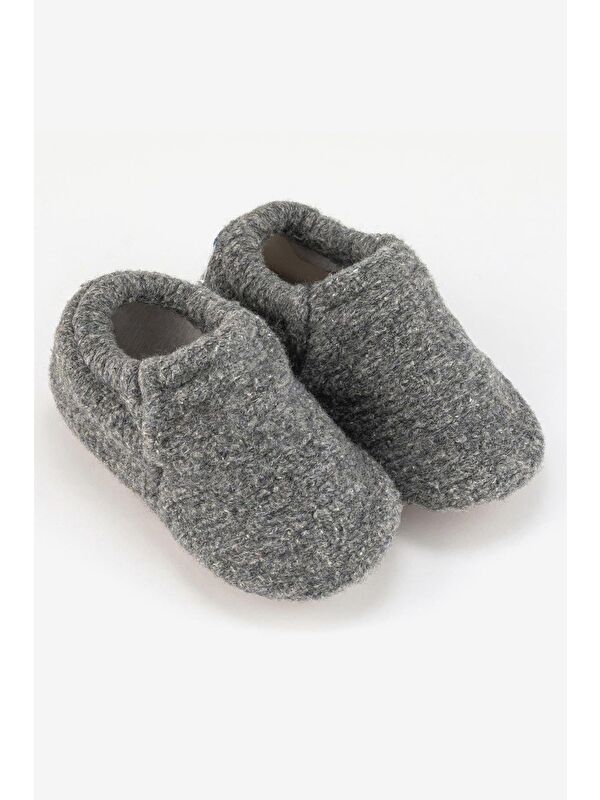 Hopfrög Gri Hopfrög Recycled Woo Wooly Yünlü Barefoot Patik (Hediye Seti)