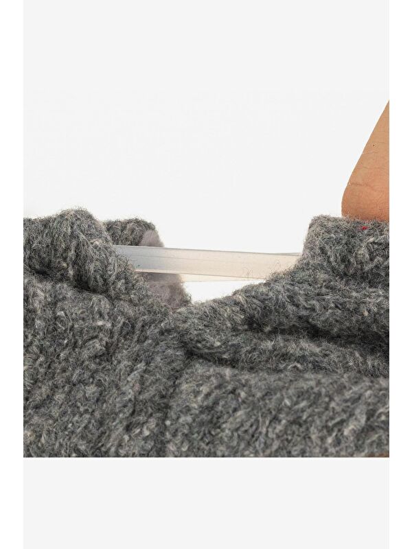 Hopfrög Gri Hopfrög Recycled Woo Wooly Yünlü Barefoot Patik (Hediye Seti)