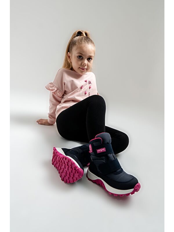 Kız Çocuk Lacivert Su Geçirmez Anatomik Günlük Bot - Görsel 4