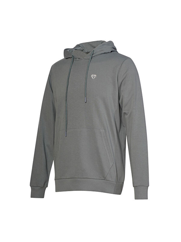 Hummel T-Ic Ico Erkek Gri Kapüşonlu Sweatshirt