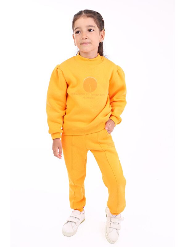 Toontoykids Kız Çocuk Baskılı Eşofman Takım
