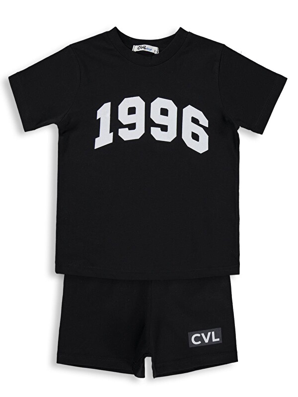 Civil Boys 1996 Baskılı 2-5 Yaş Takım - Siyah