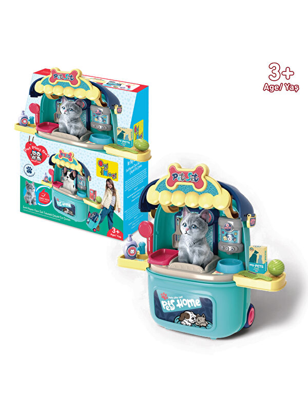 Ogi Mogi Toys Evcil Hayvan Oyun Seti Tekerlekli Çekçekli Sırt Çantası