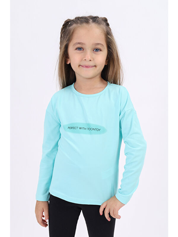 Toontoykids Kız Çocuk Baskılı Tişört