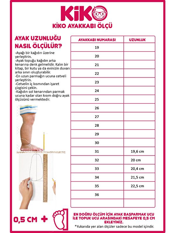 Palf Cırtlı Günlük Kız Çocuk Spor Ayakkabı - Görsel 6