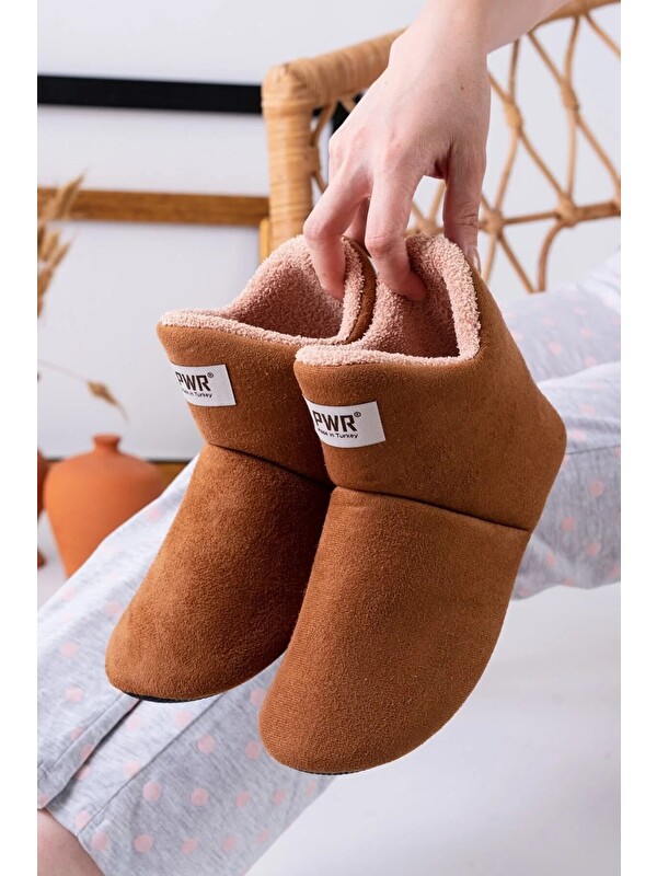 Slipcat Unisex Içi Yünlü Ev Pandufu Ev Botu Ev Ayakkabısı