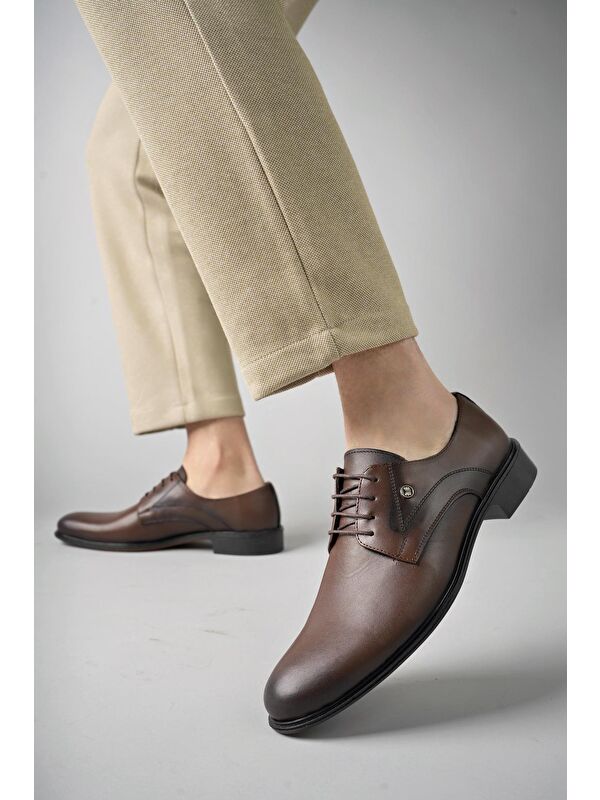 H0143 Erkek Günlük Klasik Hakiki Deri Ayakkabı - Görsel 3