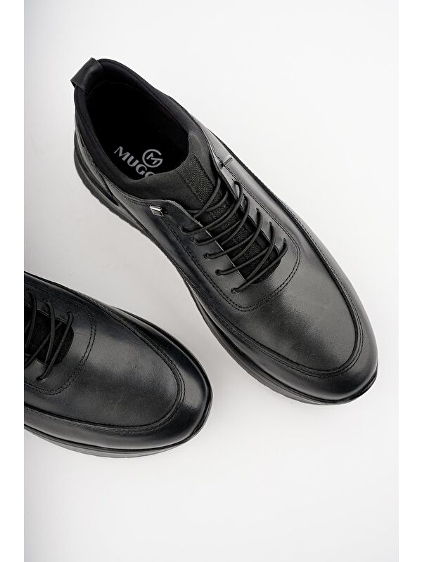 FREE Erkek Günlük Klasik Hakiki Deri Casual Rahat Ortopedik Ayakkabı - Görsel 5