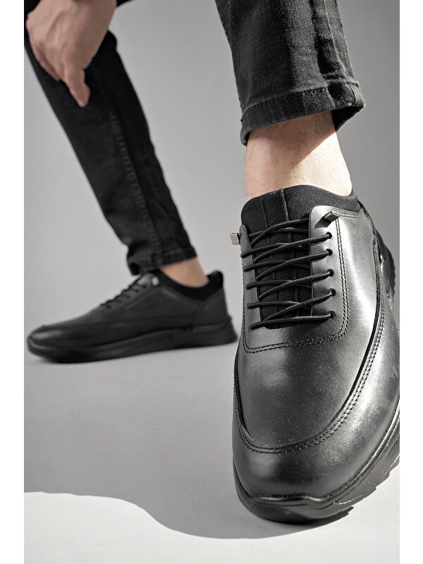 FREE Erkek Günlük Klasik Hakiki Deri Casual Rahat Ortopedik Ayakkabı - Görsel 8