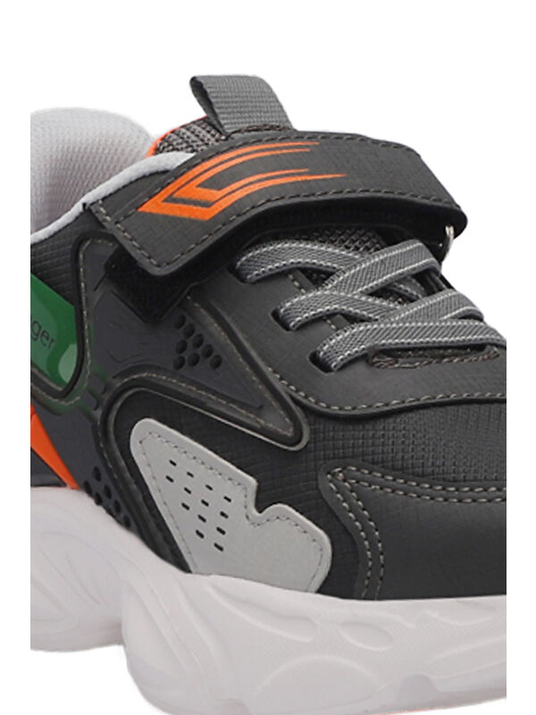 Unisex Çocuk Sneaker Ayakkabı Koyu Gri - Görsel 5