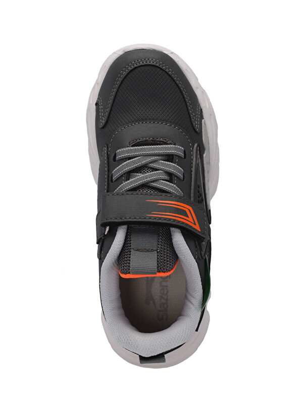 Unisex Çocuk Sneaker Ayakkabı Koyu Gri - Görsel 6