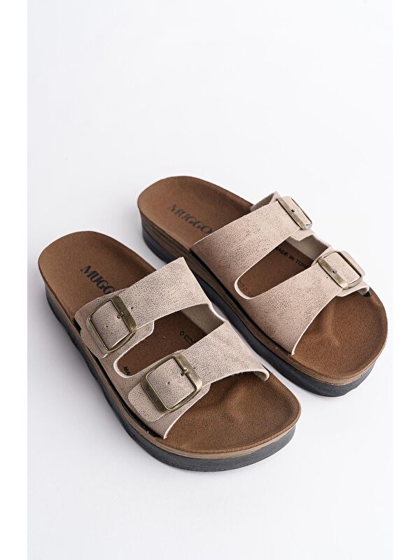 REHDA İki Toka Rahat Taban Ayarlanabilir Unisex Terlik - Görsel 6