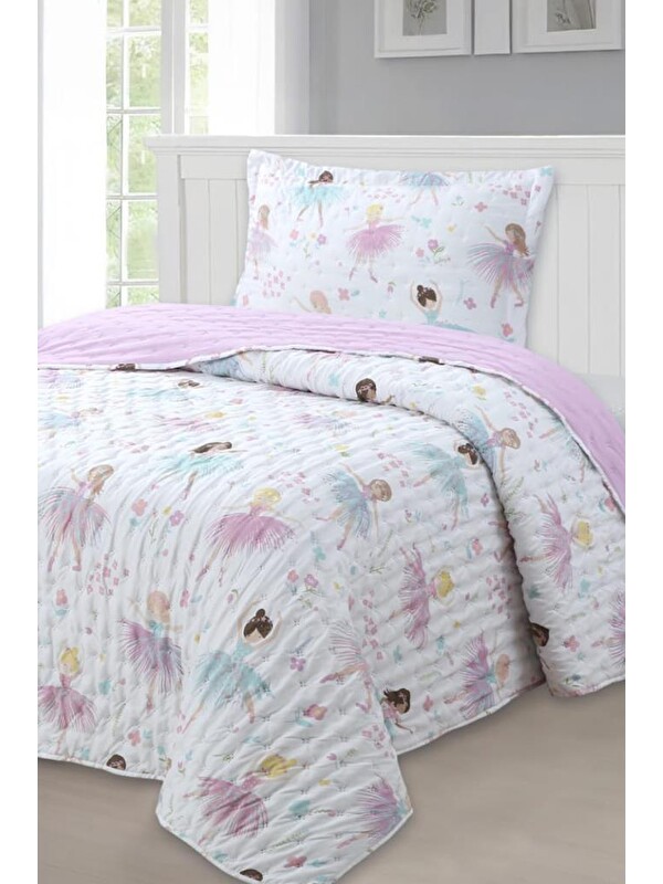 Çeyiz Diyarı Princess Genç Ve Çocuk Tek Kişilik Yatak Örtüsü 180x240