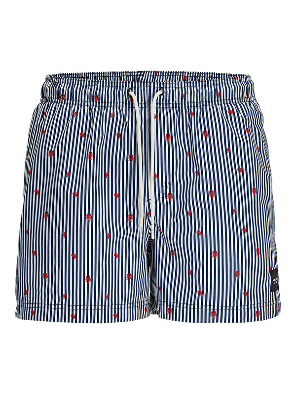 Jack & Jones Maui Mini Stripe Erkek Lacivert Mayoşort