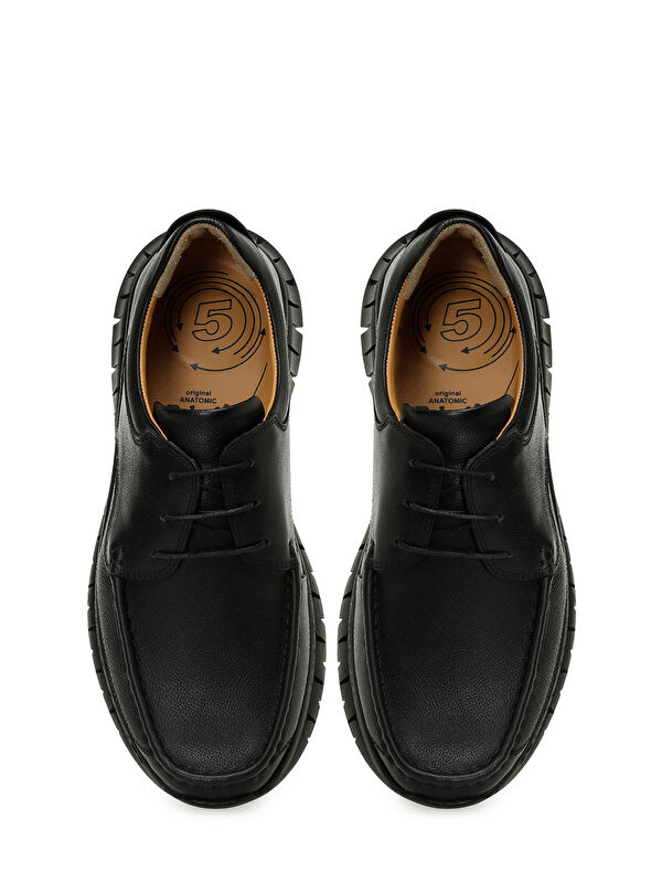 109013.M 5PR Siyah Erkek Rahat Ayakkabı - Görsel 5