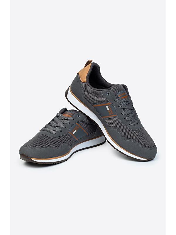 Yuvarlak Burunlu Bağcıklı Erkek Spor Ayakkabı - Görsel 6