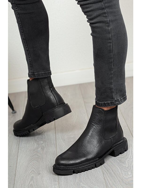 D111 Ürün Soğuk Geçirmez Ortopedik Erkek Kışlık Bot - Görsel 4