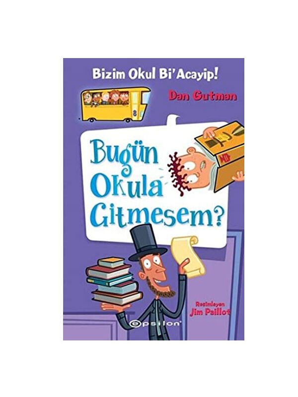 Epsilon Yayınları Bizim Okul Bi Acayip 08 Bugün Okula Gitmesem Ciltli