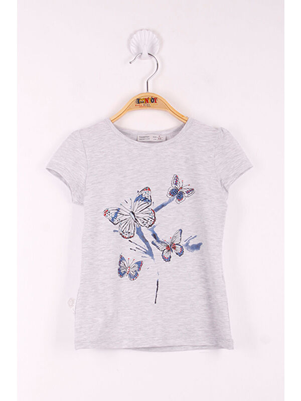 Toontoykids Kız Bebek Baskılı T-Shirt