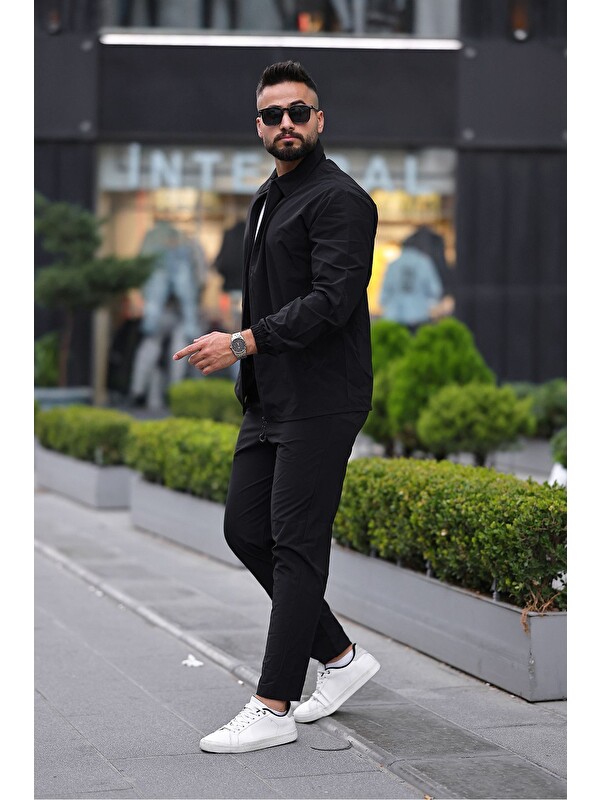 Comstar Gömlek Yakalı Fermuarlı Takım