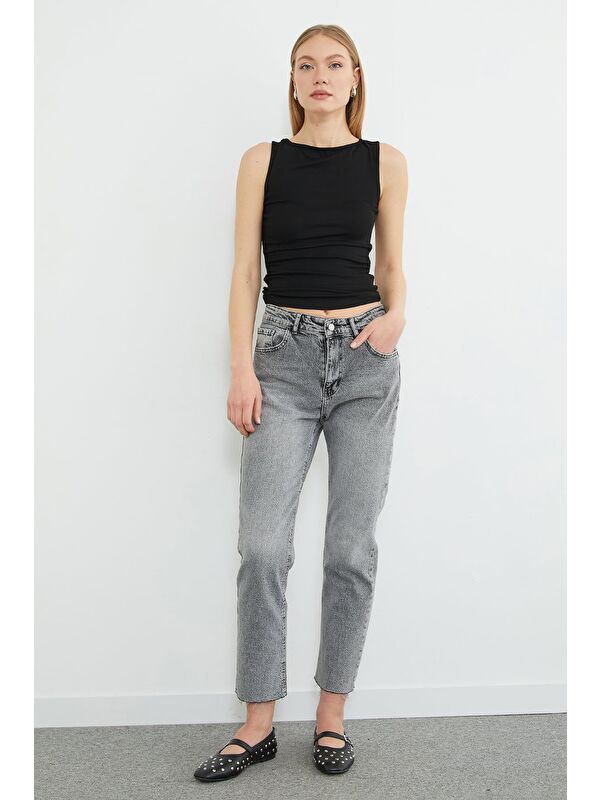 Fullamoda Yüksek Bel Straight Fit Jean