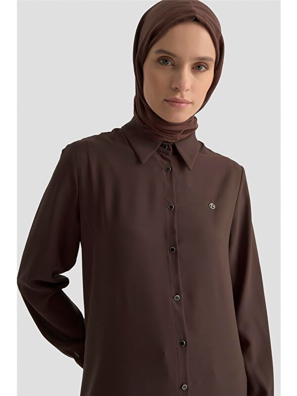ARMİNE Trend Tunik 25Yt4300 Kahverengi