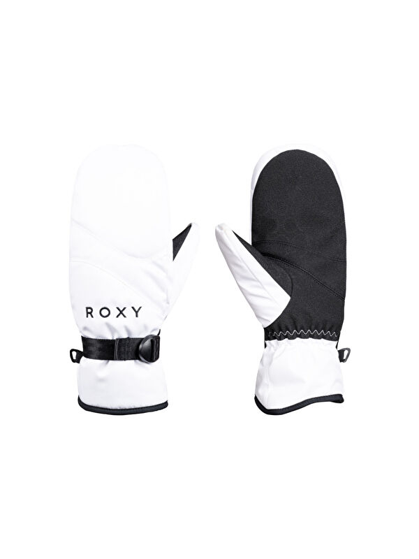 Roxy Roxy Jetty Solid Mitt Kadın Beyaz Kar Kayak Eldiveni