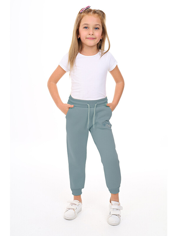 Toontoykids Kız Çocuk Nakışlı Eşofman Alt