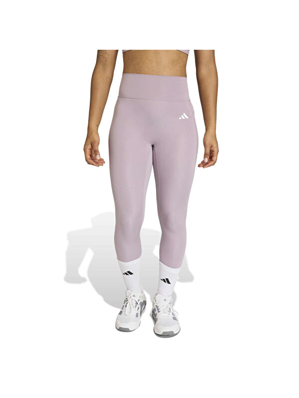 Adidas Optime Essentials Ön Dikişsiz Kadın Pembe Tayt
