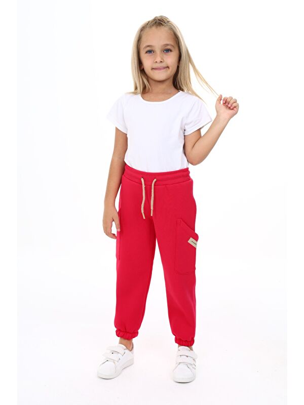Toontoykids Kız Çocuk İki Yanı Cepli Eşofman Alt