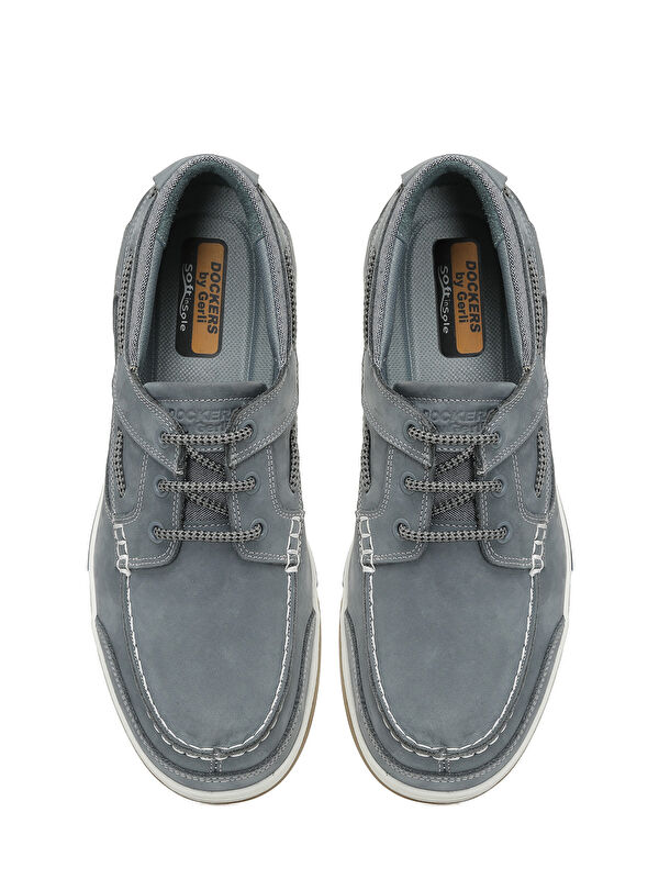 238561 5FX Mavi Erkek Marin Ayakkabı - Görsel 5