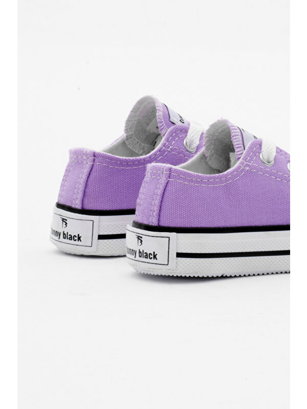 Çocuk Unisex Lila Rahat Kalip Bağcıklı Spor Ayakkabı - Görsel 6