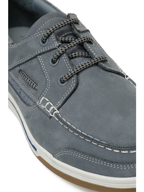 238561 5FX Mavi Erkek Marin Ayakkabı - Görsel 8