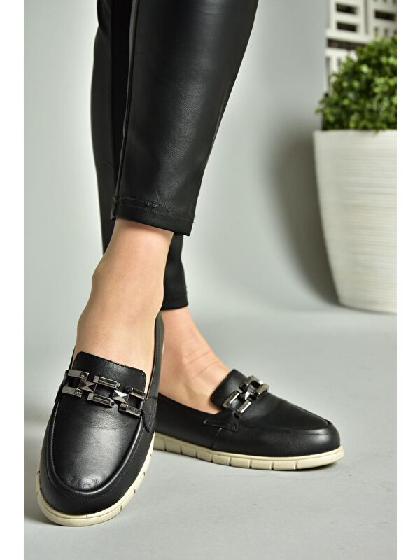 P5550811 Siyah Kadın Ayakkabı - Görsel 6