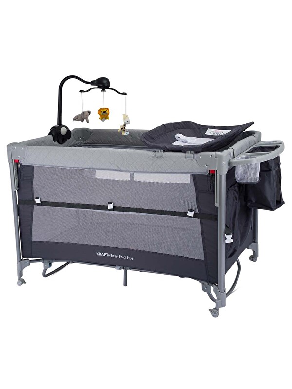 Kraft Easy Fold Plus Oyun Parkı 70x110 cm - Gri