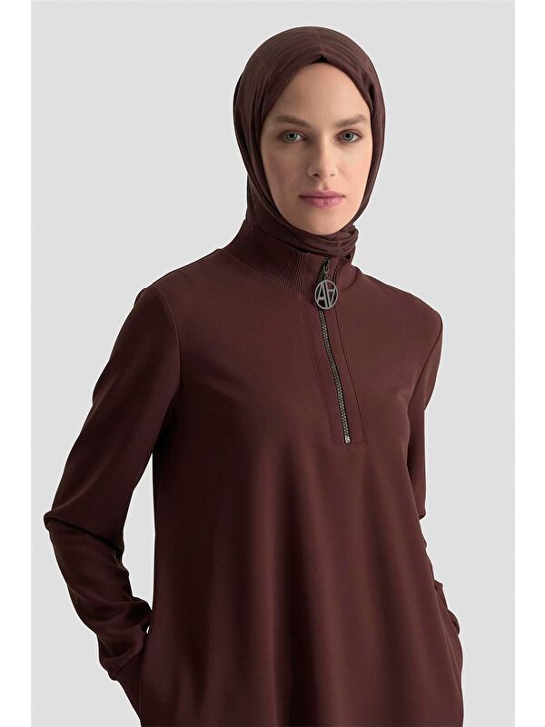 ARMİNE Tunik Ort412 Acı Kahve